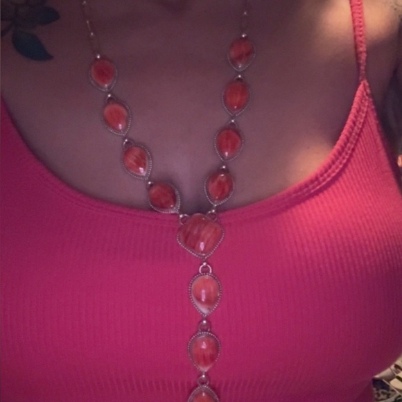 Authentic spiny oyster drop necklace - Picture 7 of 7